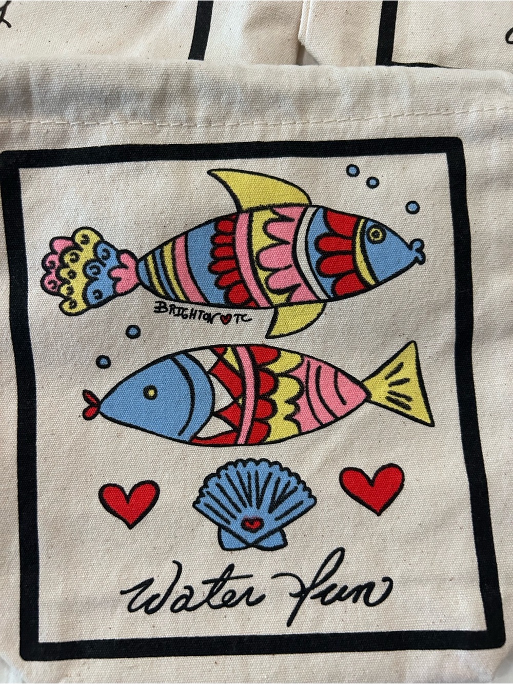 Set of 3 canvas Brighton tote bags - NWOT - Picture 5 of 5
